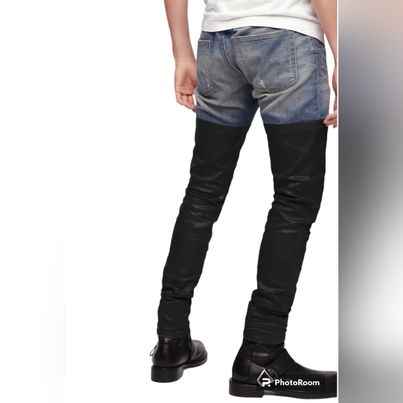 Diesel Industry Men's D-STRUKT-G tapered denim/coated denim premium jeans sz 33" - Picture 11 of 12